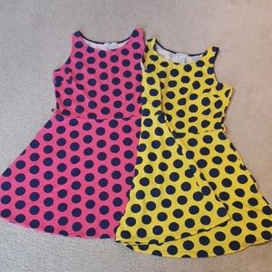 Connection 18 Polka Dot Sleeveless Dress, Set Of Two